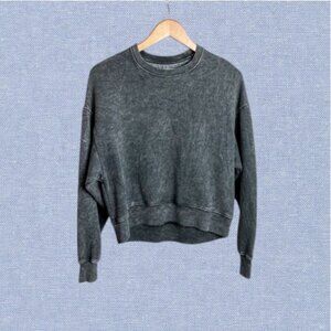 🛎️5/$20 Hollister Acid Wash Crew Neck Sweatshirt Size XS